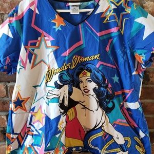 Wonder Woman Scrub top 2xl